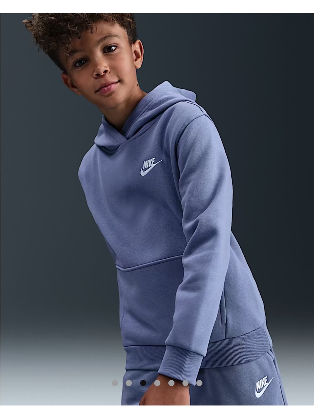 Nike Club Fleece Pullover Hoodie - big kids M